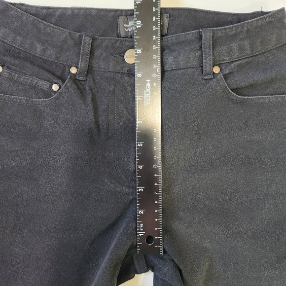 Votre Nom Bootcut Jeans Womens 2 Mid Rise Black Stretch Denim 26 X 31 - Picture 5 of 10